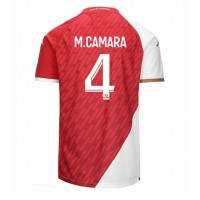 AS Monaco Mohamed Camara #4 Replica Home Shirt 2023-24 Short Sleeve